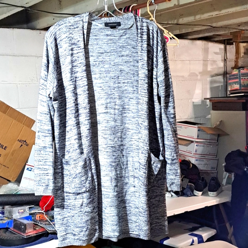 Atmosphere lg gray cardigan